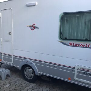22 Sterckeman Starlett 420 Cp m/mover Fra kr. 2800,- pr. uge TV 970 kg. / Mørkøv